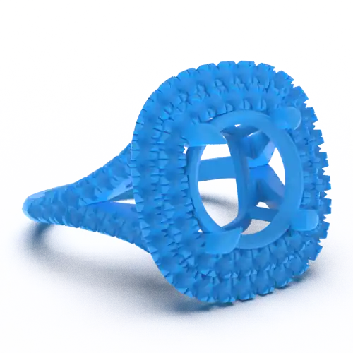 engagement ring 3d jewellery model